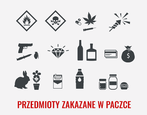 Towary zabronione w paczce - czego nie wyślesz kurierem - Przesylarka.pl